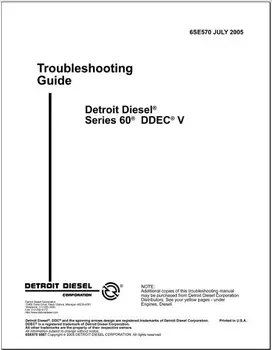 

Detroit Diesel 60 Series Service Manual PDF