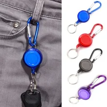50 шт./лот, мини брелок, держатель для ключей, органайзер, зажим для ключей, Карманный чехол для инструментов, сумка для ключей автомобиля, пластиковая, чистый цвет, пробка для ключей