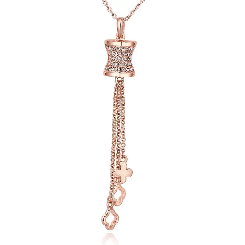 N765 Wholesale Nickle Free Antiallergic 18K Real Gold Plated Necklace pendants New Fashion