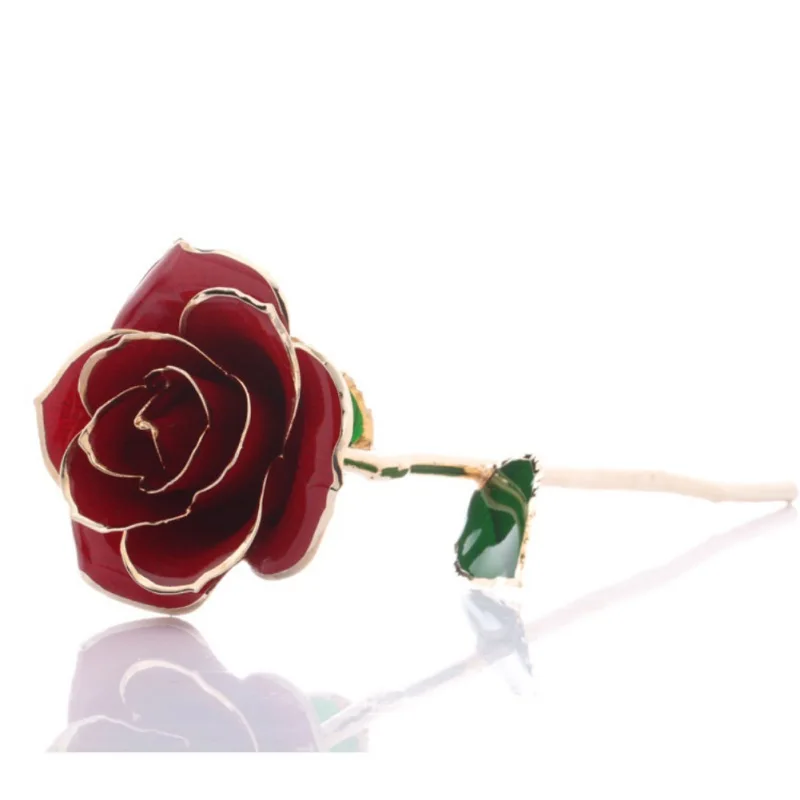 

Long Stem Gold Dipped 24k Eternity Rose with Transparent Moon Stand Gift for Valentine's Day, Mother's Day, Anniversary,