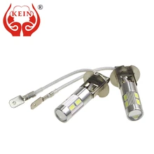 KEIN 4 шт. светодиодный H3 5630 10SMD HD объектив противотуманная фара автомобиля 12 V Светодиодные Автомобильные ДХО внешний Габаритные огни дневного дальнего света автомобиля Белый