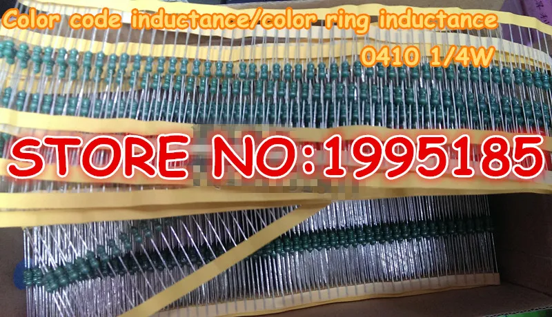 50 шт./лот 0410 1/4 Вт 15 мкГн индуктивность цветного кода 150K кольца|lot lot|lot rings |