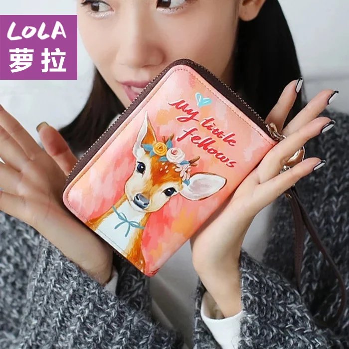 

Princess sweet lolita coin purse Original student short wallet card package female Korean Edition high school lovely LLD080