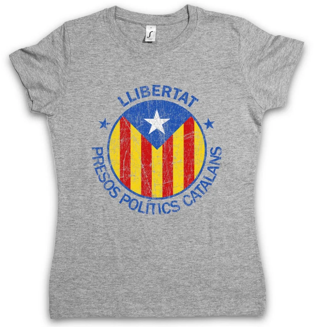 

LLIBERTAT CATALONIA WOMEN T-SHIRT Freedom for Free la Revolution Independence