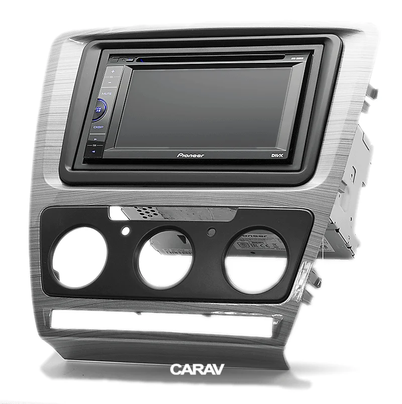 CARAV 11-207 Высокое качество радио фасции Для Octavia 2008-2013 рамка для DVD CD отделка Установка комплект