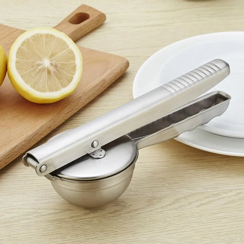 

Handy Stainless Steel Lemon Squeezer Fruit Juice Maker Manual Clip Kitchen Tool