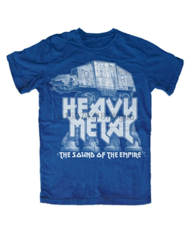 

AT-AT Heavy Metal T-Shirt BLAU Silberdruck JediImperialStormtrooperEmpire