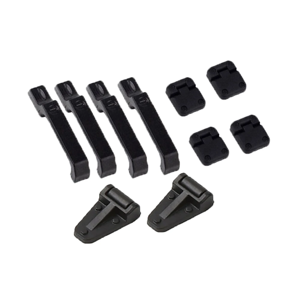 Black Car Door Handle with Hinge &amp Engine Cover For 1/10 RC Crawler Traxxas TRX4 TRX-4 | Игрушки и хобби