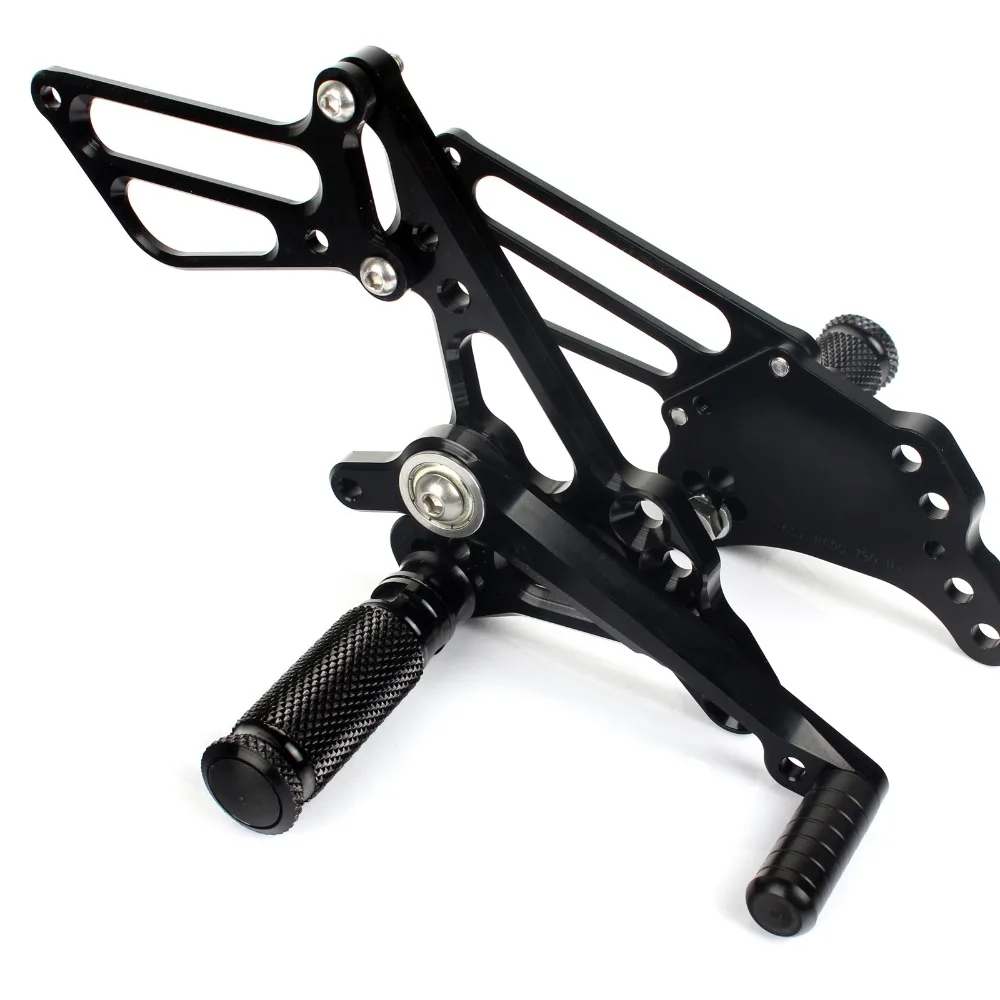 BIKINGBOY Rearsets задние комплекты подножки для GSXR 600 GSX R 750 11 12 13 14 15 16 17 18 регулируемые