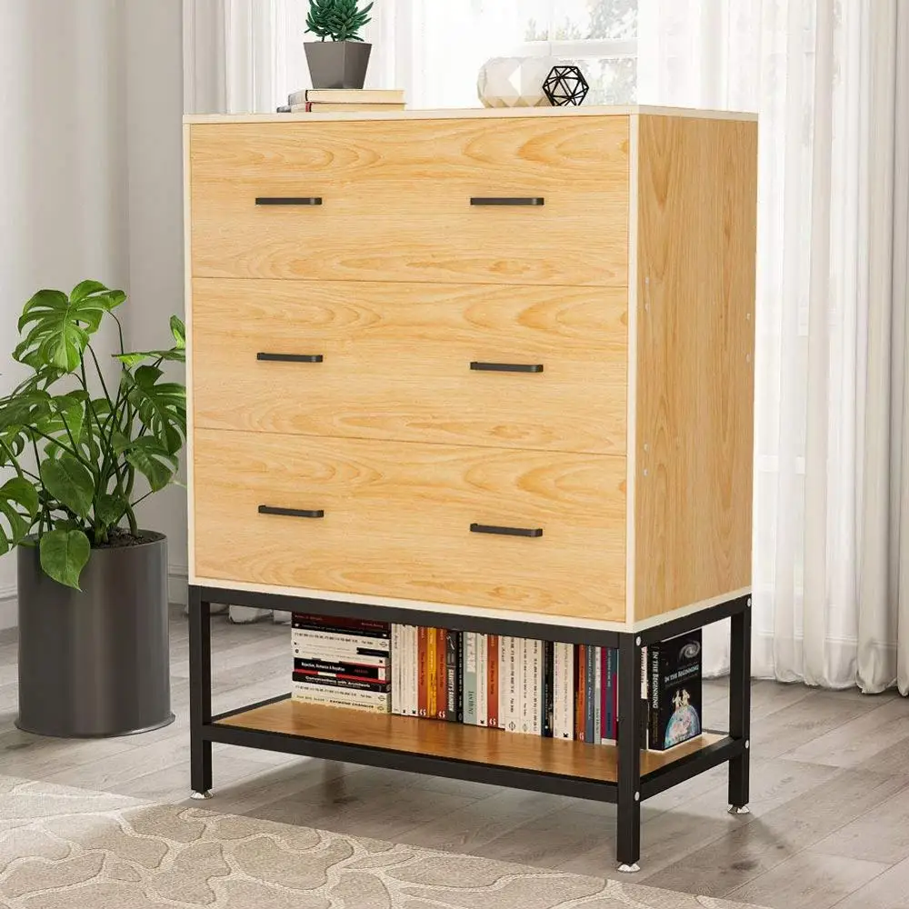 File Cabinet Tribesigns Printer Stand Office Cabinet Lateral File With 3 Drawers And Open Storage Shelf For Home Office Living Room Cabinets Aliexpress