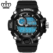 Лучший бренд крутые черные мужские модные с большим лицом светодиодный цифровые плавательные скалолазание наружные мужские спортивные часы Рождественский подарок для мальчиков