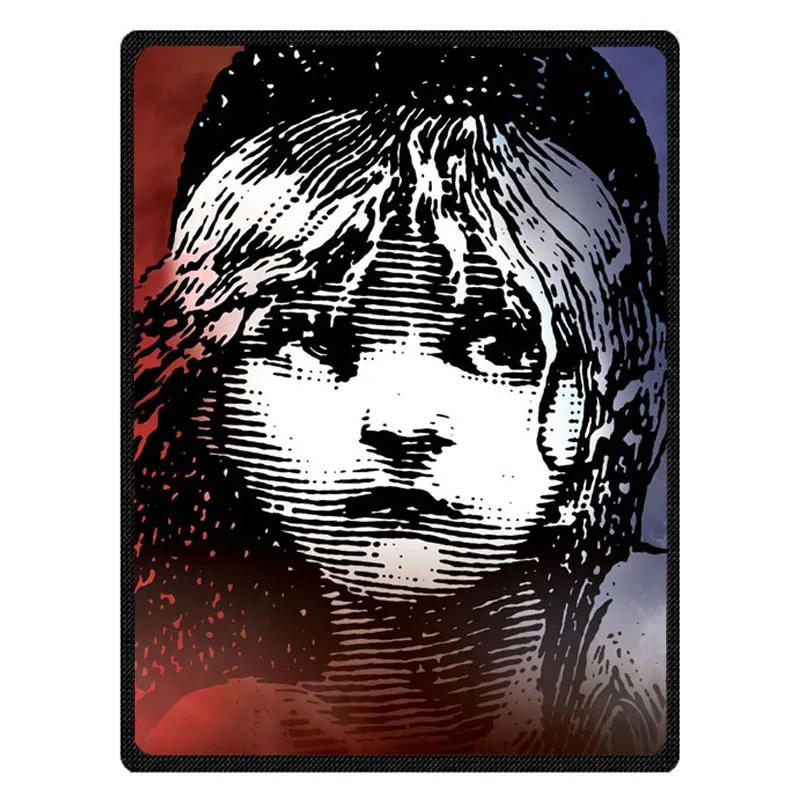 

Soft Warm Flannel Quilt Blanket On Bed Sofa Couch Plane Travel Blanket Custom Les Miserables Pattern Bed Cover