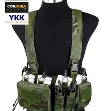 TMC Мультикам тропический 7,62 Грудь Rig страйкбол военный фонарь Тактический Грудь Rig(SKU050815