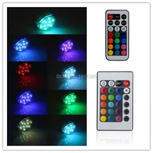 8 шт. подводная свеча Цветочный чай свет мигающий водонепроницаемое свадебное украшение кальян Рождественская ваза Хэллоуин