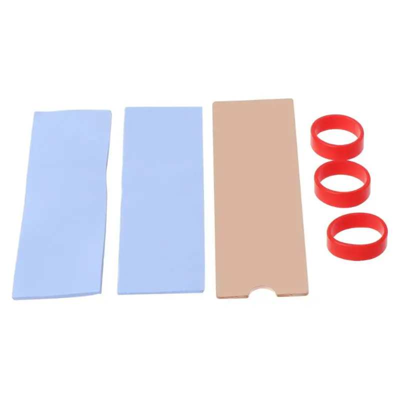 

1 Set New Cooling Copper Sheet M.2 Heatsink NVME Heat Sink NGFF M.2 2280 Thermal Conductivity Silicone Wafer Cooling Fan Cooler