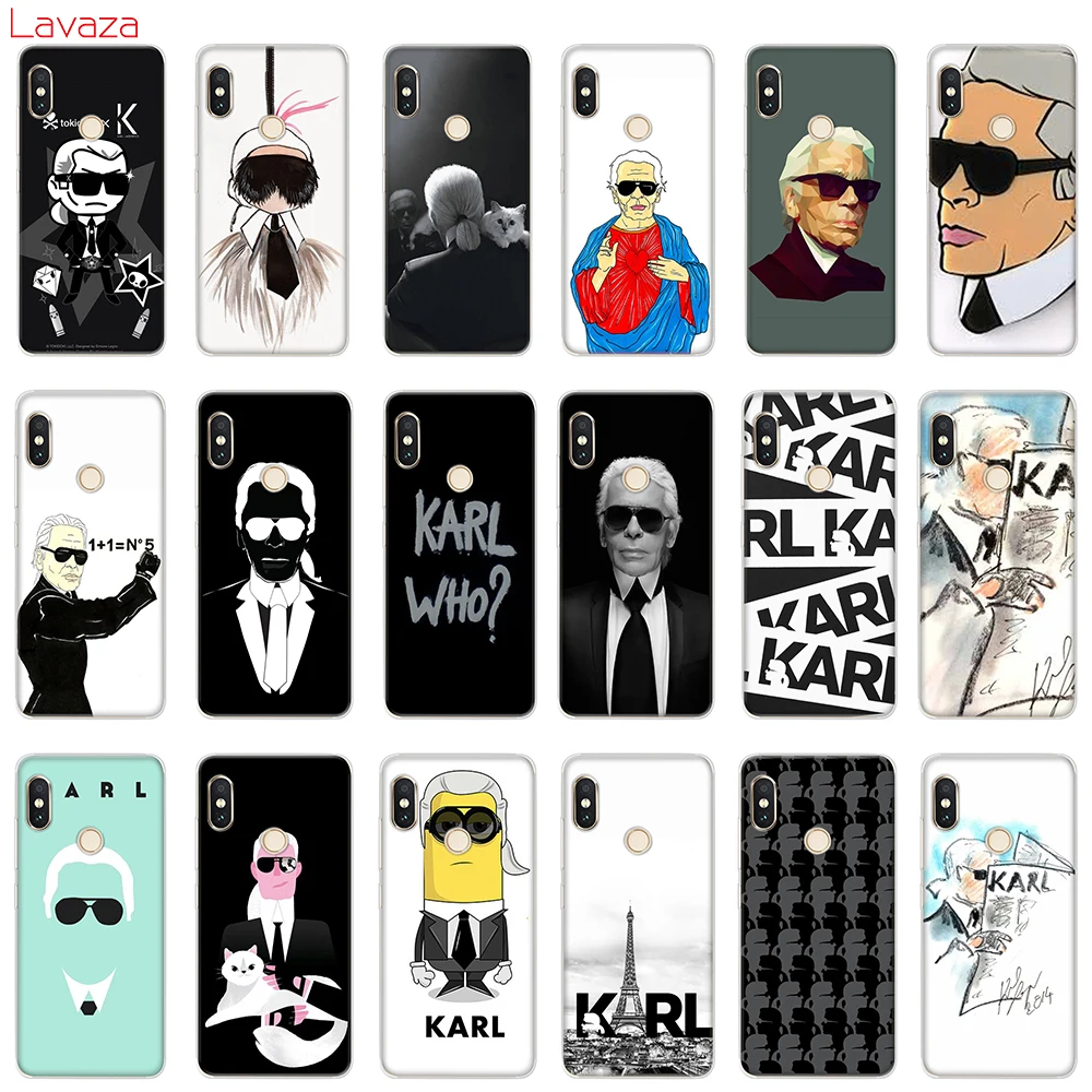 

Lavaza Karl Lagerfeld Hard Case for POCOPHONE F1 for Xiaomi A2 Mi8 Lite A1 Redmi Note 4X 5 6 Pro