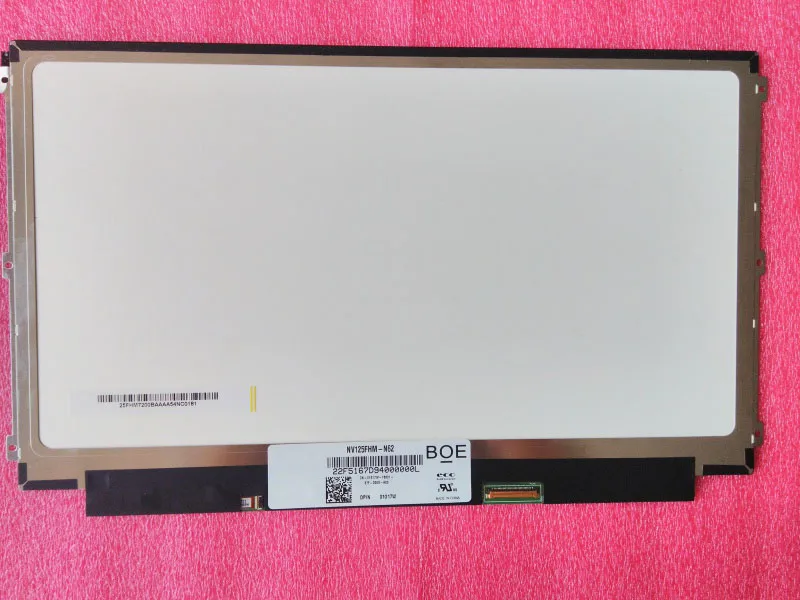 

IPS Screen NV125FHM-N62 P/N 0171GW NV125FHM N62 Matrix for Laptop 12.5" FHD 1920X1080 LCD Screen LED Display Matte Replacement