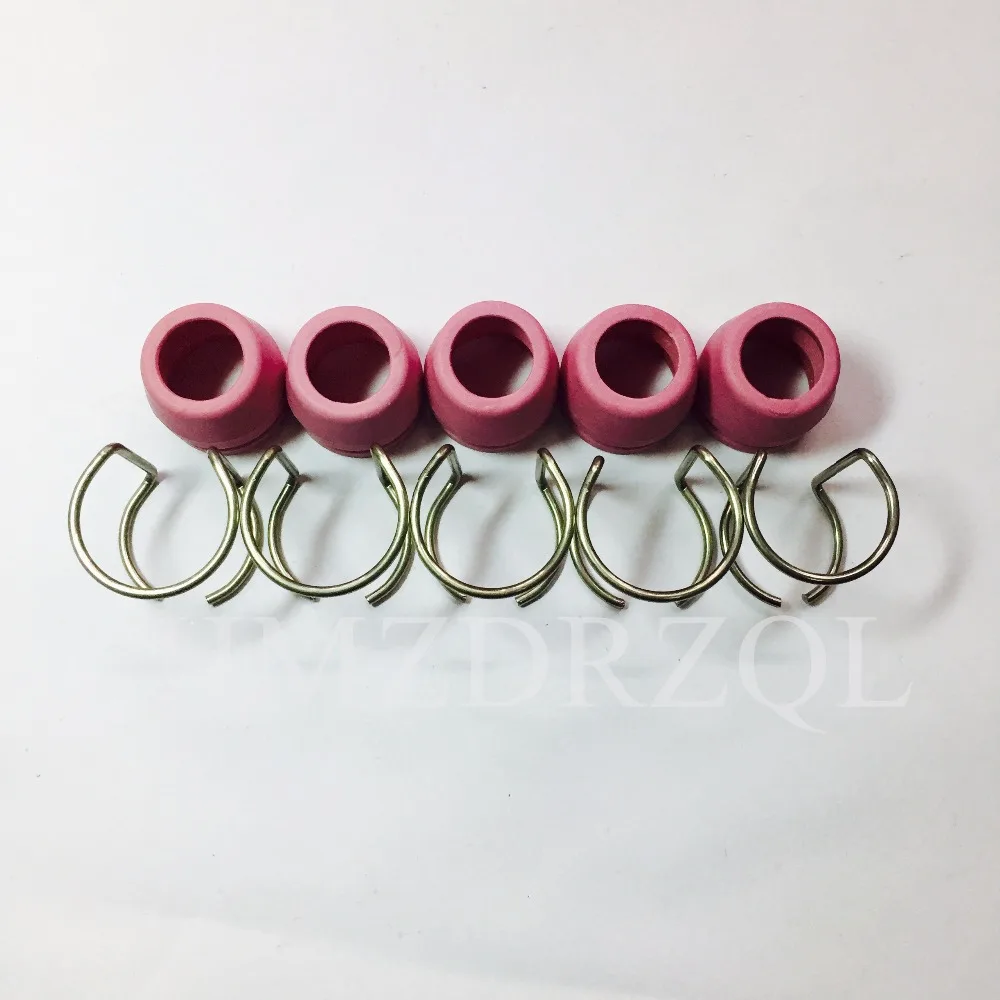 

SG55 AG60 10Pcs Consumables KIT Electrodes Sheild Cups TIPS Spacer Guide for Plasma Cutter Welder Torch 10PK