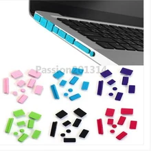 Мягкий силиконовый чехол с защитой от пыли и разъемом для MacBook air 11, 13, retina 1