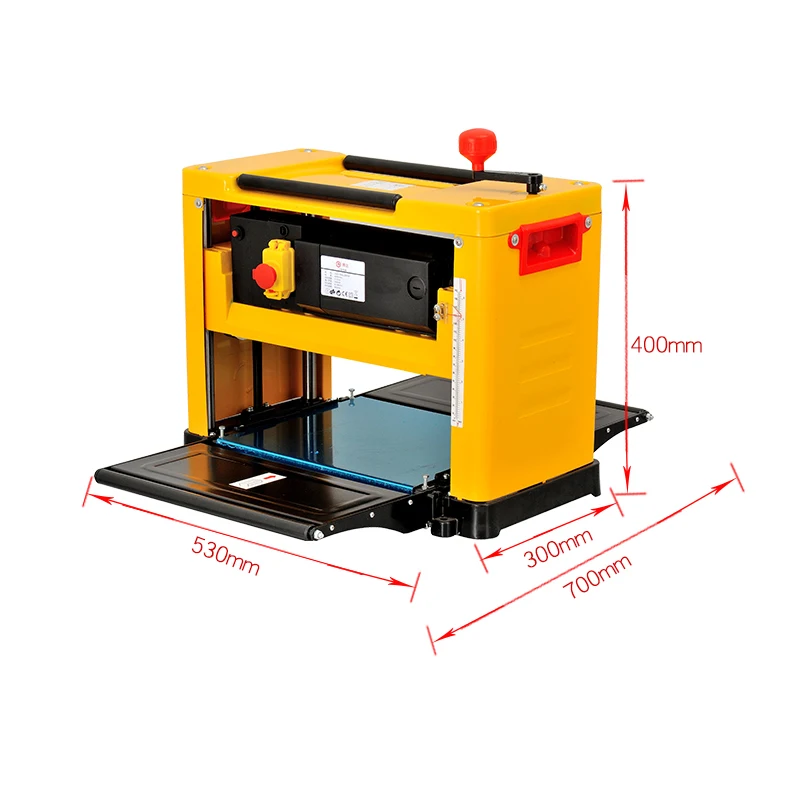13 дюймов деревообрабатывающий строгальный станок Многофункциональный 2000 Вт Высокоточный стол деревообрабатывающий толщиномер шлифовальный станок для дерева 12155