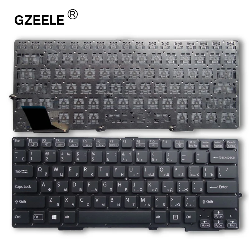 Новая клавиатура GZEELE для ноутбука SONY SVS13 SVS1311 SVS131 SVS13118 SVS13128 S13118ECB S13128CCW S13118ECW RU без