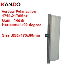 14dbi вертикальная поляризация 90 deg 1710-2170 МГц панель Антенна DCS 3g антенна базовая станция Использование LTE Антенна FDD TDD 4G LTE Антенна