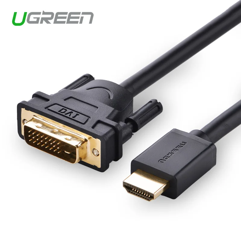 Высокое качество HDMI к DVI DVI-D 24+ 1 pin адаптер Кабели 3D1080p для lcd DVD HDTV xbox PS3 высокоскоростной hdmi кабель