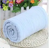 Высокое качество! Весеннее и Летнее Детское банное полотенце, детское полотенце, шесть слоев марлевого полотенца TRQ1251 - Цвет: Синий
