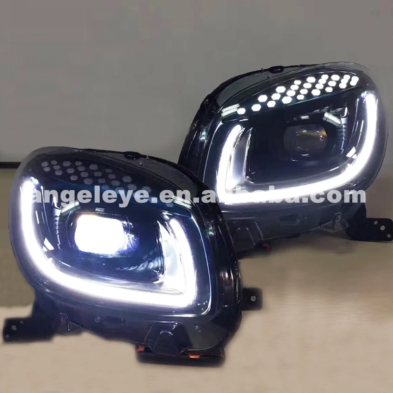 

For Mersedes Smart 2015-2017 year LED Headlight black housing