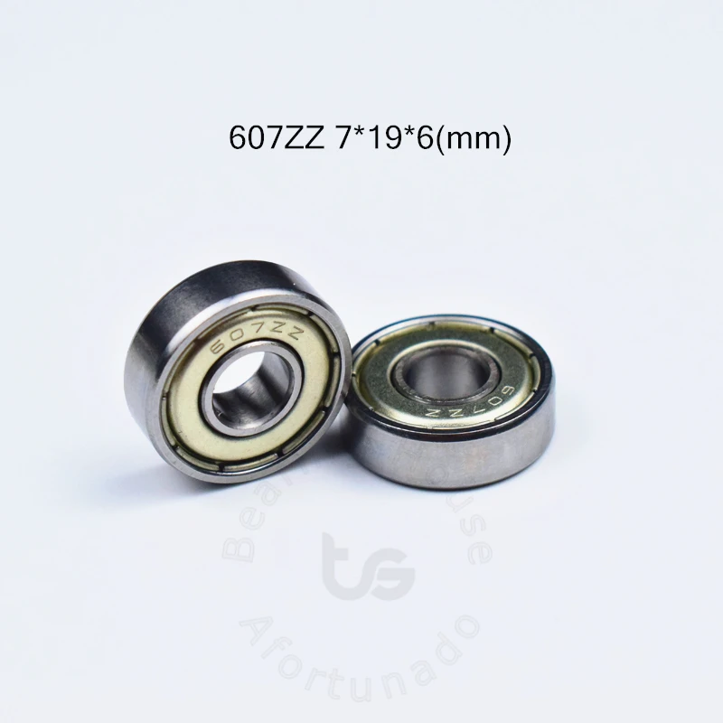 607 607Z 7*19*6 (мм) Подшипник Бесплатная доставка ABEC-5 подшипники 10 шт металлический
