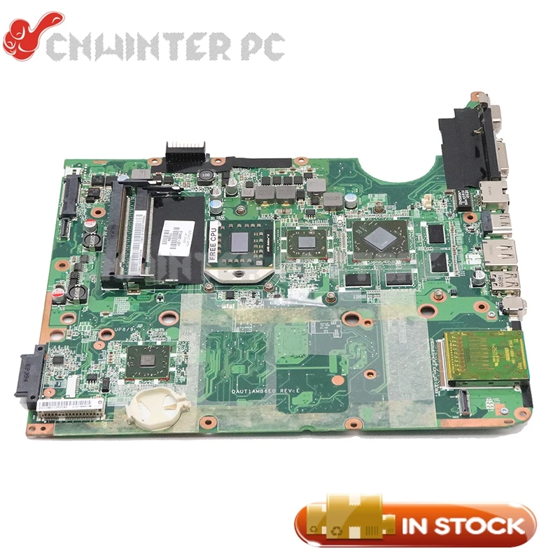 

NOKOTION For HP Pavilion DV7 DV7-3000 Series Laptop Motherboard 574680-001 DAUT1AMB6E1 DDR2 HD4650 1GB Free CPU