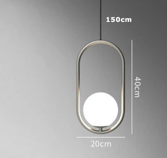 chrome Led e27 Скандинавское железное стекло хромированная медная люстра освещение Lamparas De Techo подвесной светильник Lampen для фойе спальни - Цвет абажура: chrome