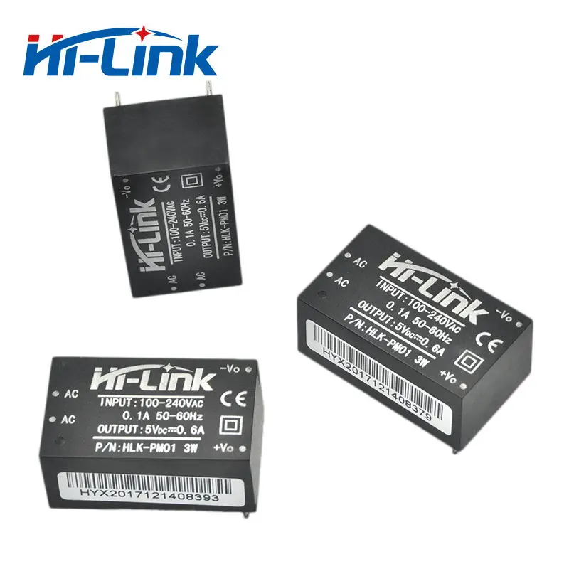 

50pcs /lot 220v 5v ac - DC switching step-down power module Hi-Link HLK-PM01