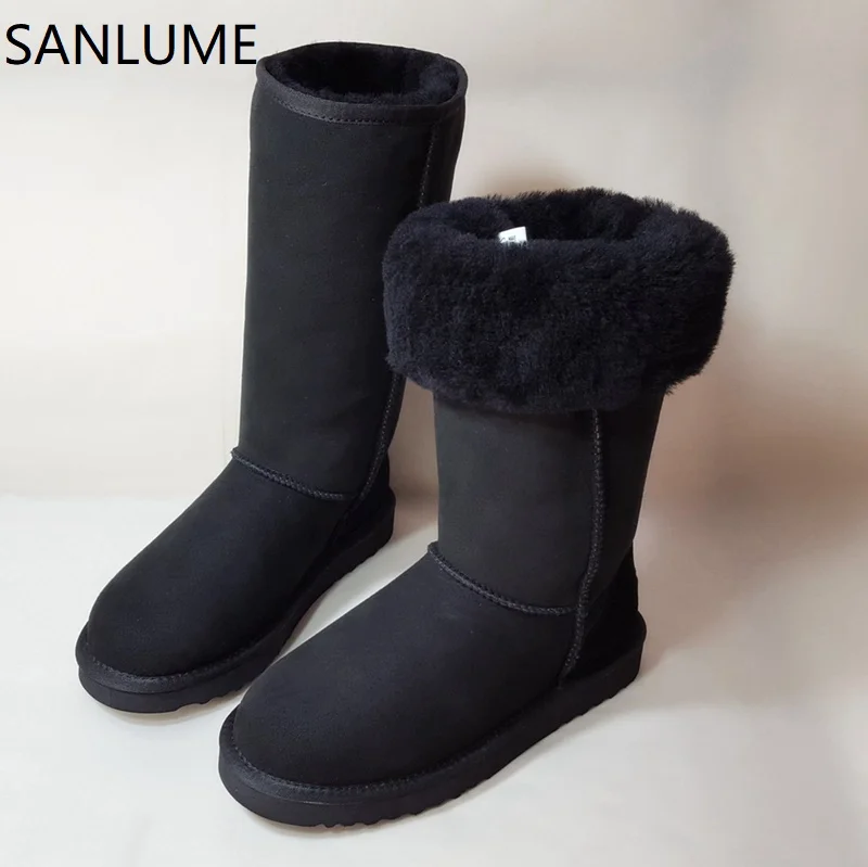 ladies long snow boots