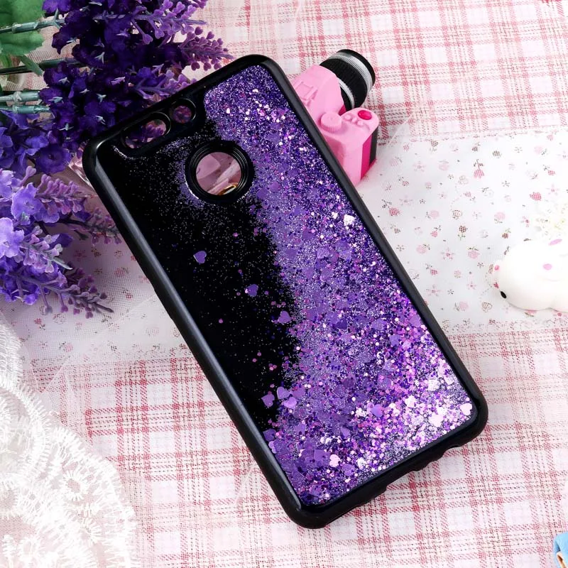 Purple Зыбучие пески чехол для Huawei Honor 9 10 Lite 8X 8A 7C 7A Pro V20 V10 8C 7X6X8 S 20 Чехлы для Huawei Y9 Y7 Y6 Prime - Цвет: Purple