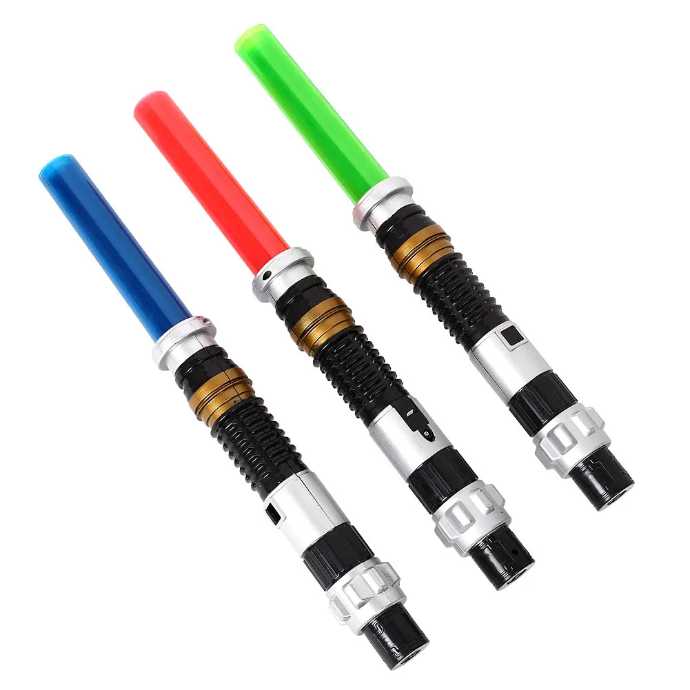 

Telescopic Lightsaber w/ LED Light&Sound Light Saber Sword Weapon Toys
