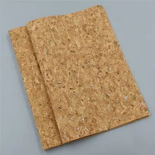 A4 21x29cm tela de cuero PU de corcho suave de Color dorado plateado cuero sintético para bolsos de ropa de costura Diy accesorios