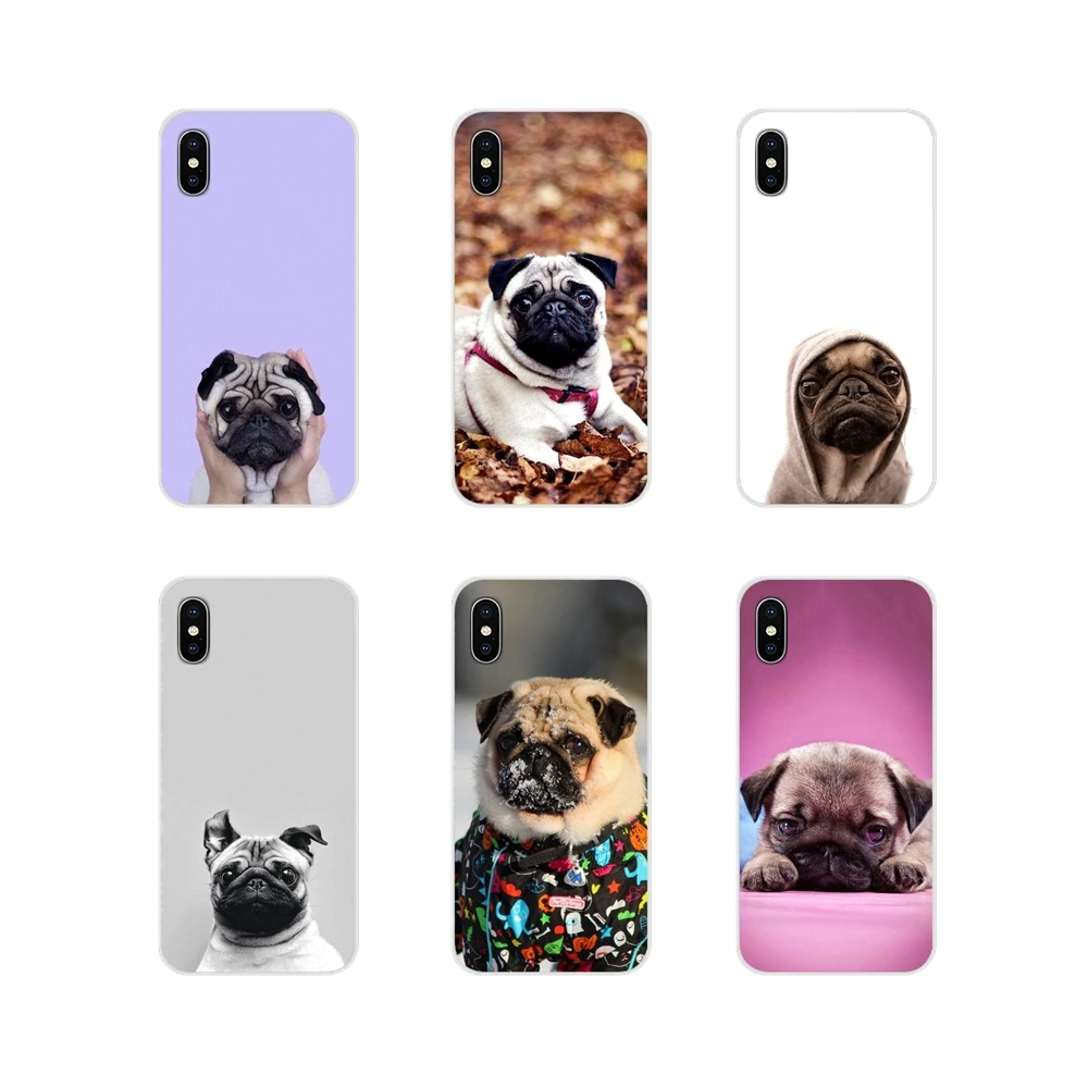 

Accessories Phone Cases Covers For Samsung A10 A30 A40 A50 A60 A70 Galaxy S2 Note 2 3 Grand Core Prime Pretty Cute Pug Dog