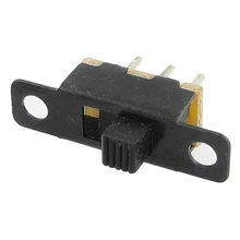 JFBL Hot 50 Pcs x DC 50V 0.5A 2 Position 1P2T SPDT Panel PCB Vertical Slide Switch 3 Pin