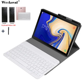 

For Samsung Galaxy Tab A A2 2018 10.5" SM-T590 T595 Case Detachable Wireless Bluetooth Keyboard Leather Cover+Pencil Holder