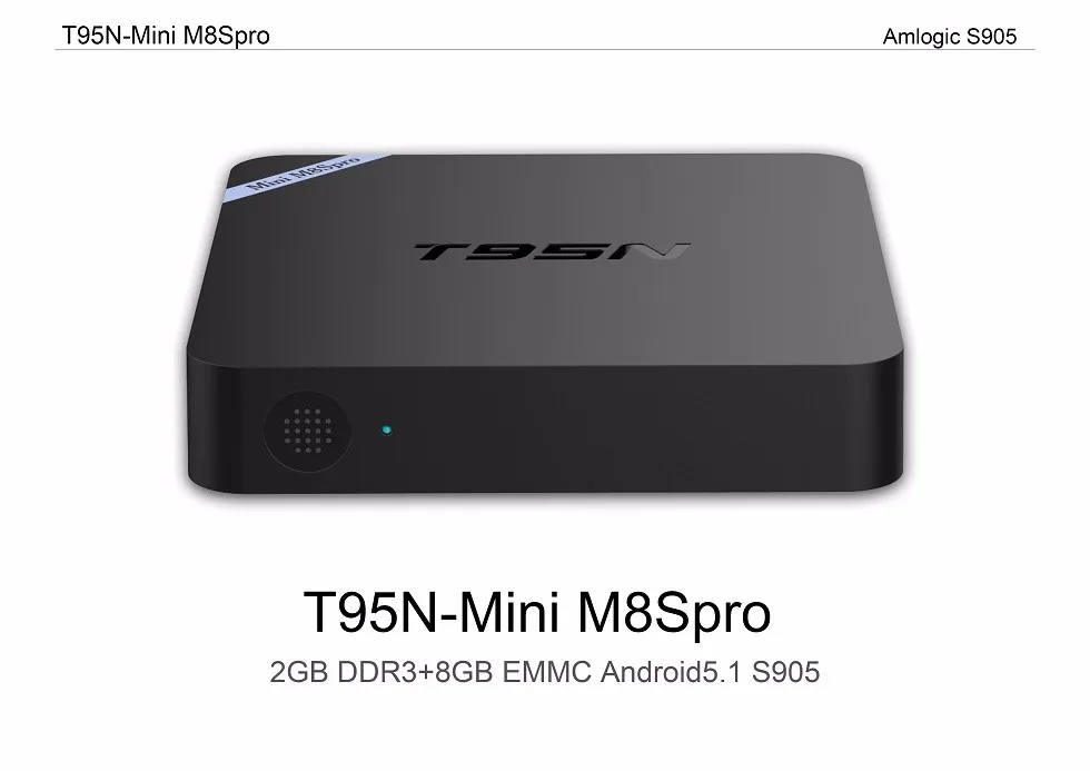 ТВ-приставка Lumiparty T95N Mini M8S PRO Android 2 ГБ 8 ГБ четырехъядерный процессор Amlogic S905X UHD 4K Smart tv Box Miracast DLNA ТВ-приставка