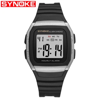 

SYNOKE Digital Men Fashion Sport Watches 30M Waterproof Man LED Display Electronics Clock Wristwatches Montre Homme 2019