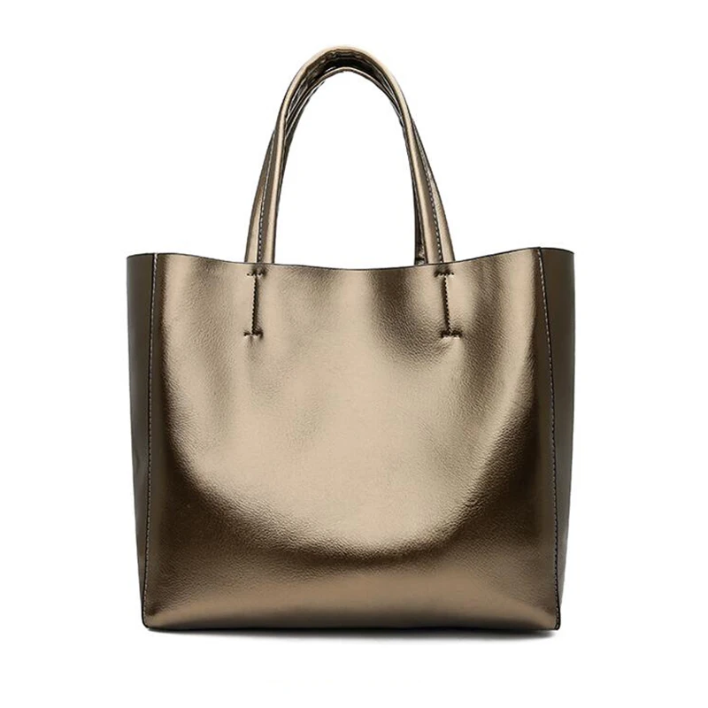 Gold WOBAG модные женские сумки на плечо повседневные большие вместительные женские сумки винтажные мягкие ПУ кожаные модные большие шопперы дорожная сумка - Цвет: Gold