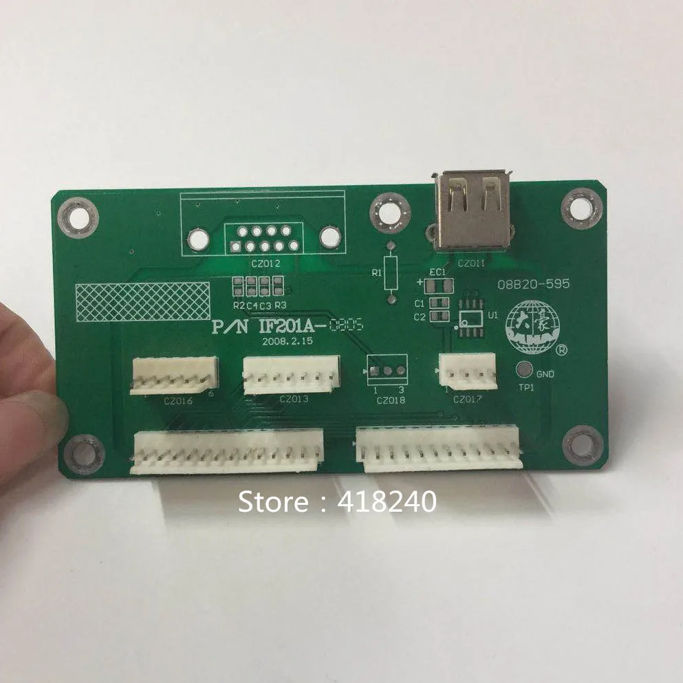 

Dahao USB port card P/N IF201A for China Embroidery Machine 328 head circuit board