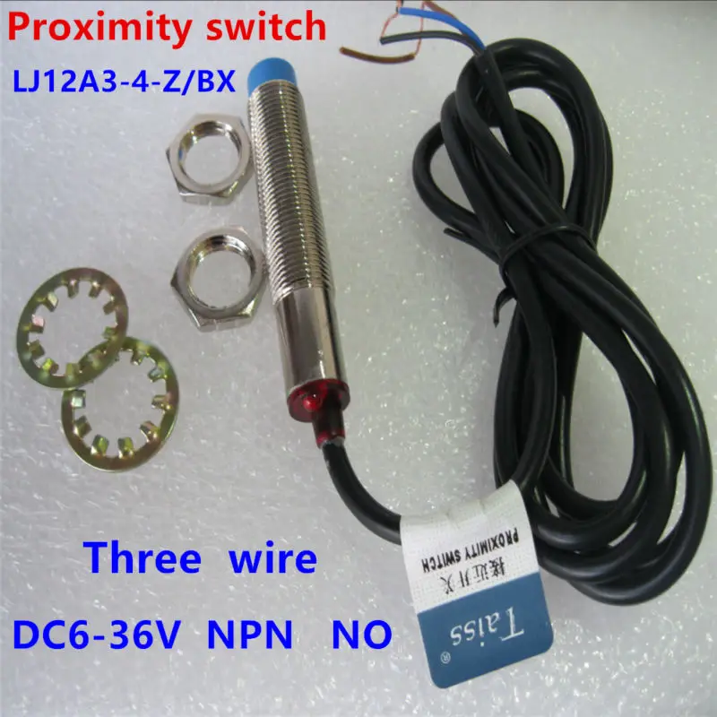 5pcs LJ12A3-4-Z/EX M12 NO DC 2wire 4mm inductive proximity switch sensor 