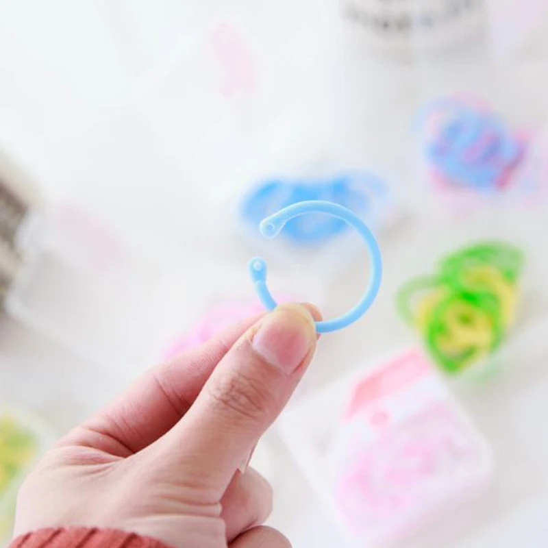 Creative Plastic 30mm/24mm/15mm Multi-Function Circle Ring DIY Albums Loose-Leaf Book Binder Office Binding Supplies plastic binding rings,book binding supplies