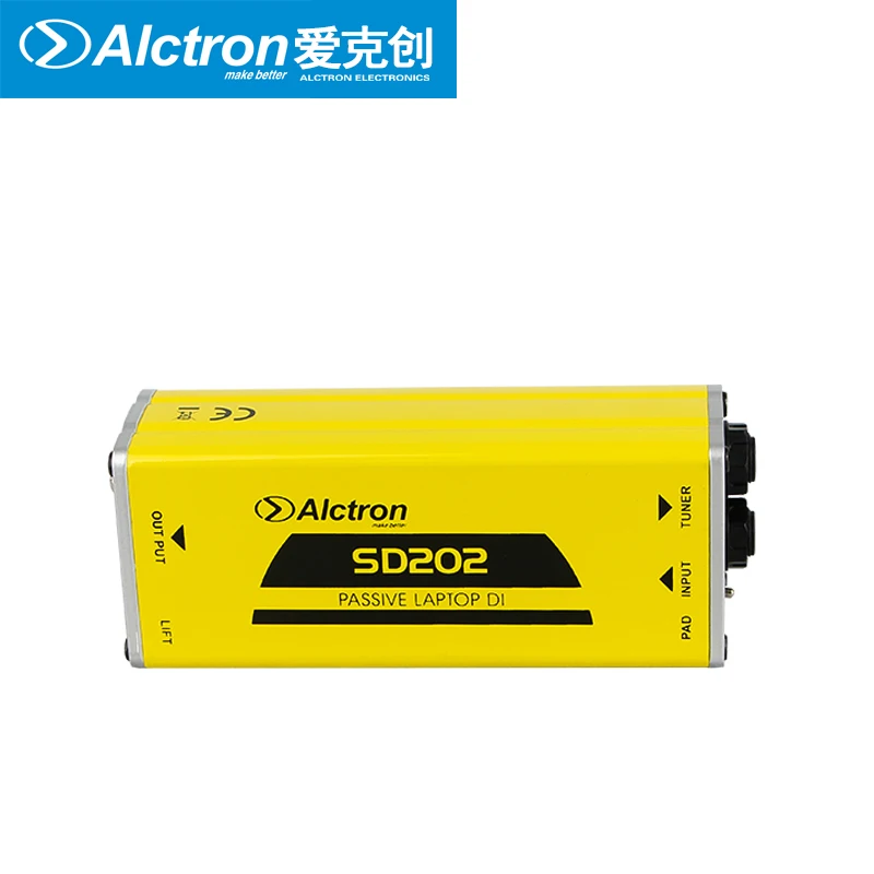 Alctron SD202 пассивный прямой бокс стерео DI моно для акустической гитары басов
