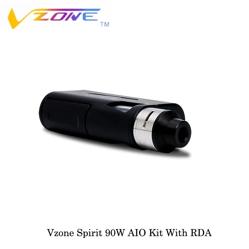 Электронные сигареты Vzone Spirit 90 Вт AIO комплект с RDA 5 мл работает на один 18650 батарея