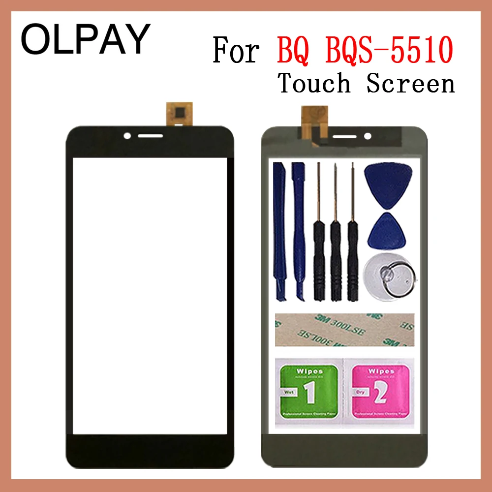 

OLPAY 5.5'' For BQ 5510 BQ-5510 BQS 5510 BQS-5510 Strike Power Max Touch Screen Glass Digitizer Panel Lens Sensor Glass