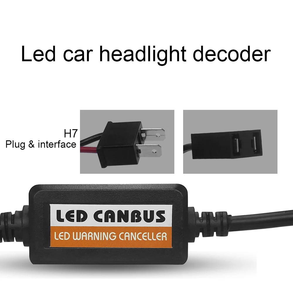 Roadsun H1 H3 H4 H7 9005 9006 H11 Светодиодный автомобильный фонарь Canbus проводка Canceler конденсатор анти-мерцания ошибка EMC резистор декодер